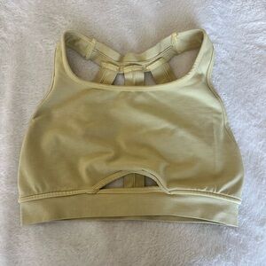 Women's Yellow Sports Bra